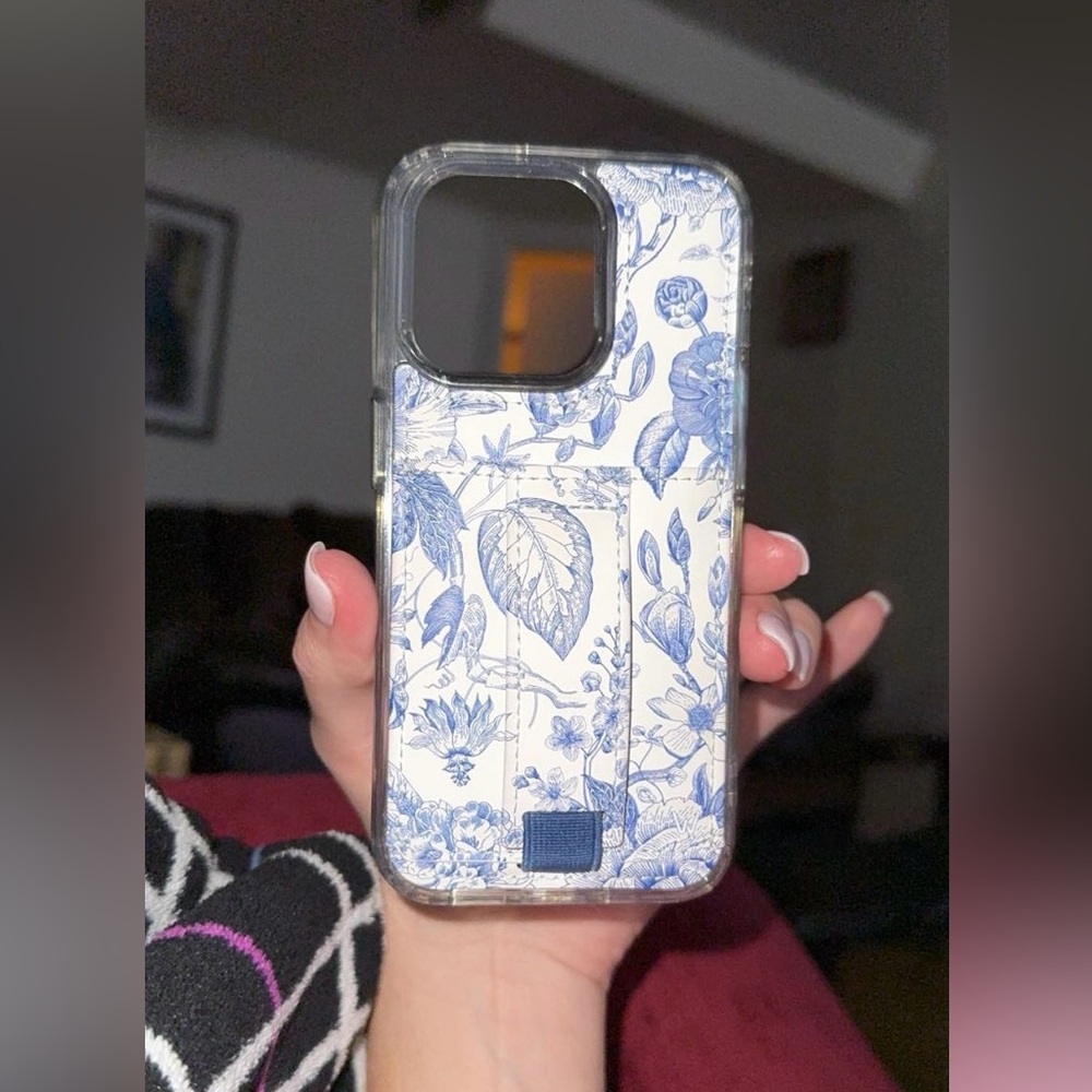 Walli Cases- Blue Willow Iphone 15 Pro Case